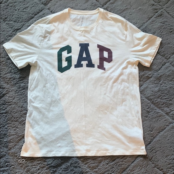GAP White T-Shirt with Logo - Picture 1 of 1